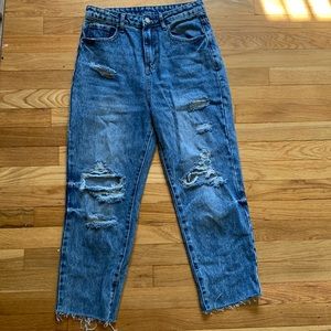 Ripped Mom Jeans